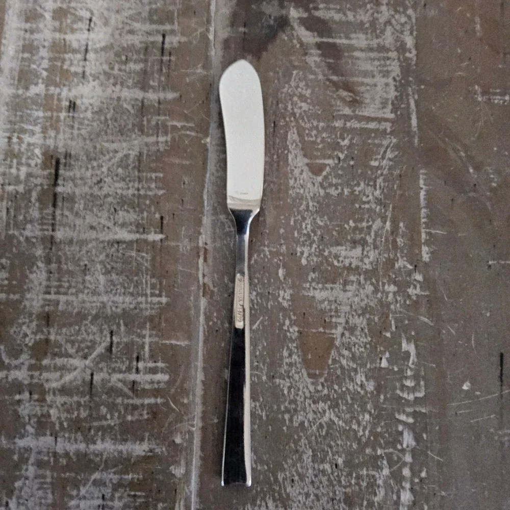 Dansk Meridian Butter Spreader Set of 2 Stainless Steel 18/10 MCM Flatware